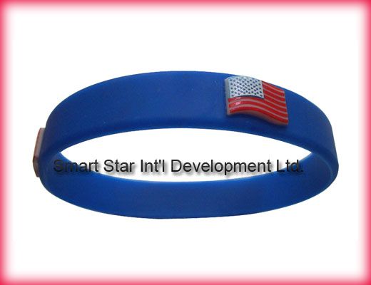 SB009 Silicone band with logo