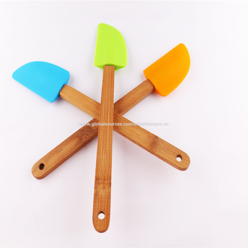 Silicone Spatula with wooden handle