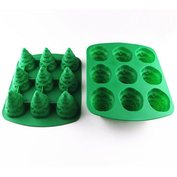 Silicone Christmas Tree Shape Cake Baking Mold Chocolate Candy Mold