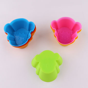 Reusable Silicone Cake Molds Baking Molds Muffin Cup, Nonstick & Heat Resistant Cupcake Baking liner