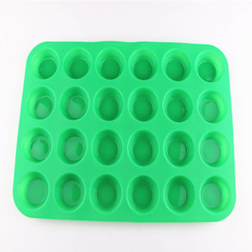 24-series oval silicone cake mold handmade silicone soap mold Reusable Silicone Chocolate Mold