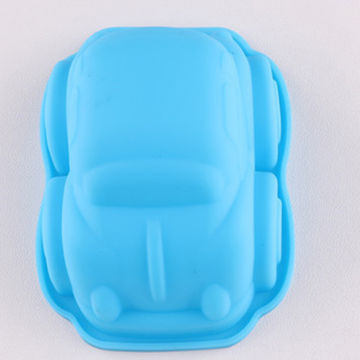 Food grade car shaped silicone cake molds for kids