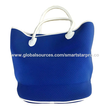 Handbags Neoprene Tote Bags Women Handbag Shopping Tote Neoprene Beach Bag