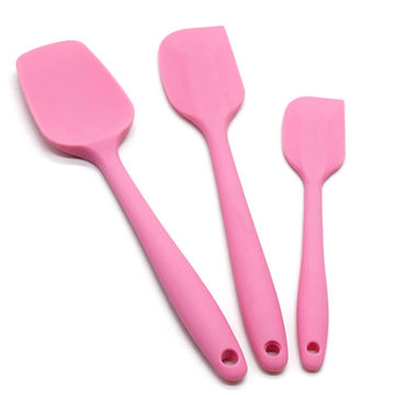 Baking tools silicone pancake turner silicone baking scraper silicone spatula for cakes decorating