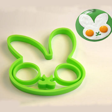 Cooking Tools Rabbit Shape Silicone Fried Egg Mold Egg Ring Egg Frying Mould