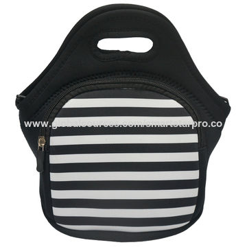 Reusable Insulated Lunch Bag Neoprene Food Bag For Adults