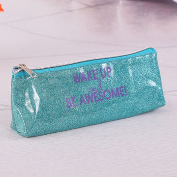 PVC zipper pencil bag pvc cosmetic bag with zipper